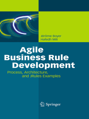 cover image of Agile Business Rule Development